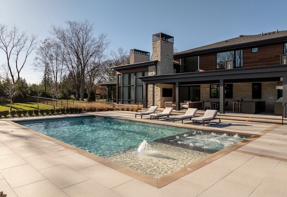 Pool Construction by GLM Landscaping, Bloomfield Hills MI